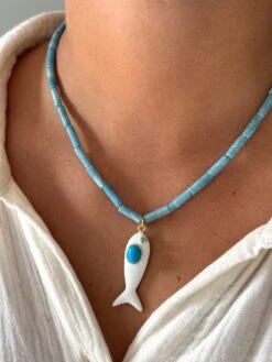 WALLAND IN TURQ NECKLACE