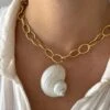 TURBO SHELL NECKLACE -ALV Jewelry Shop Tezza 0579