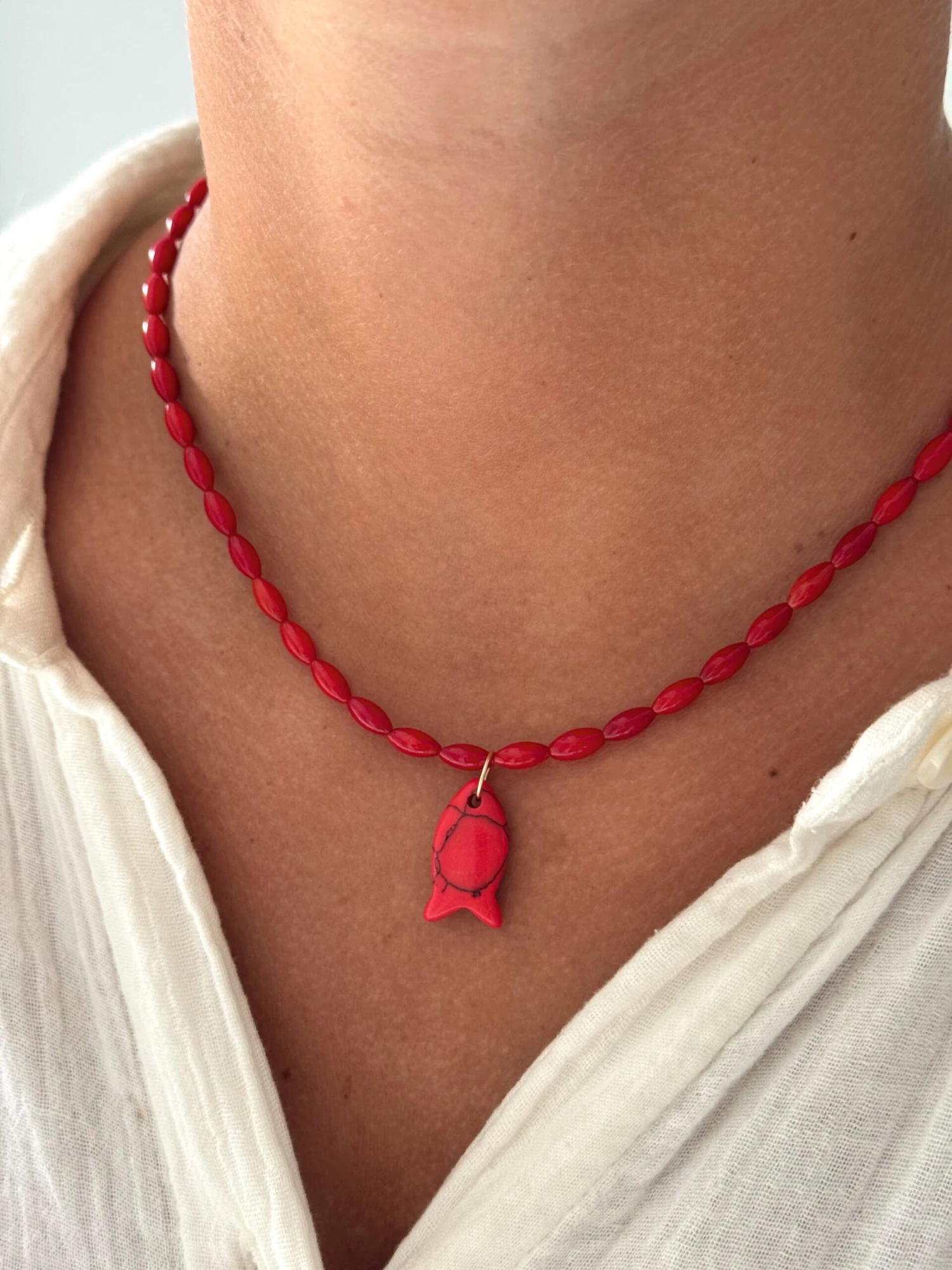 ROUGE FISH NECKLACE 3 ROUGE FISH NECKLACE