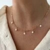FIVE PEARL NECKLACE 2 FIVE PEARL NECKLACE -ALV Jewelry Shop Tezza 1066
