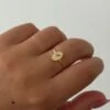 ENGRAVED INITIAL RING -ALV Jewelry Shop Tezza 13825