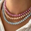 CHEEKY GEMSTONE NECKLACE -ALV Jewelry Shop Tezza 3498