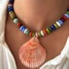 AUGUST SHELL NECKLACE -ALV Jewelry Shop Tezza 3940