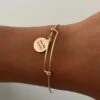 ENGRAVED SLIDING CHARM BRACELET