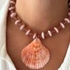 ROSIE SHELL NECKLACE 2 ROSIE SHELL NECKLACE -ALV Jewelry Shop Tezza 4668