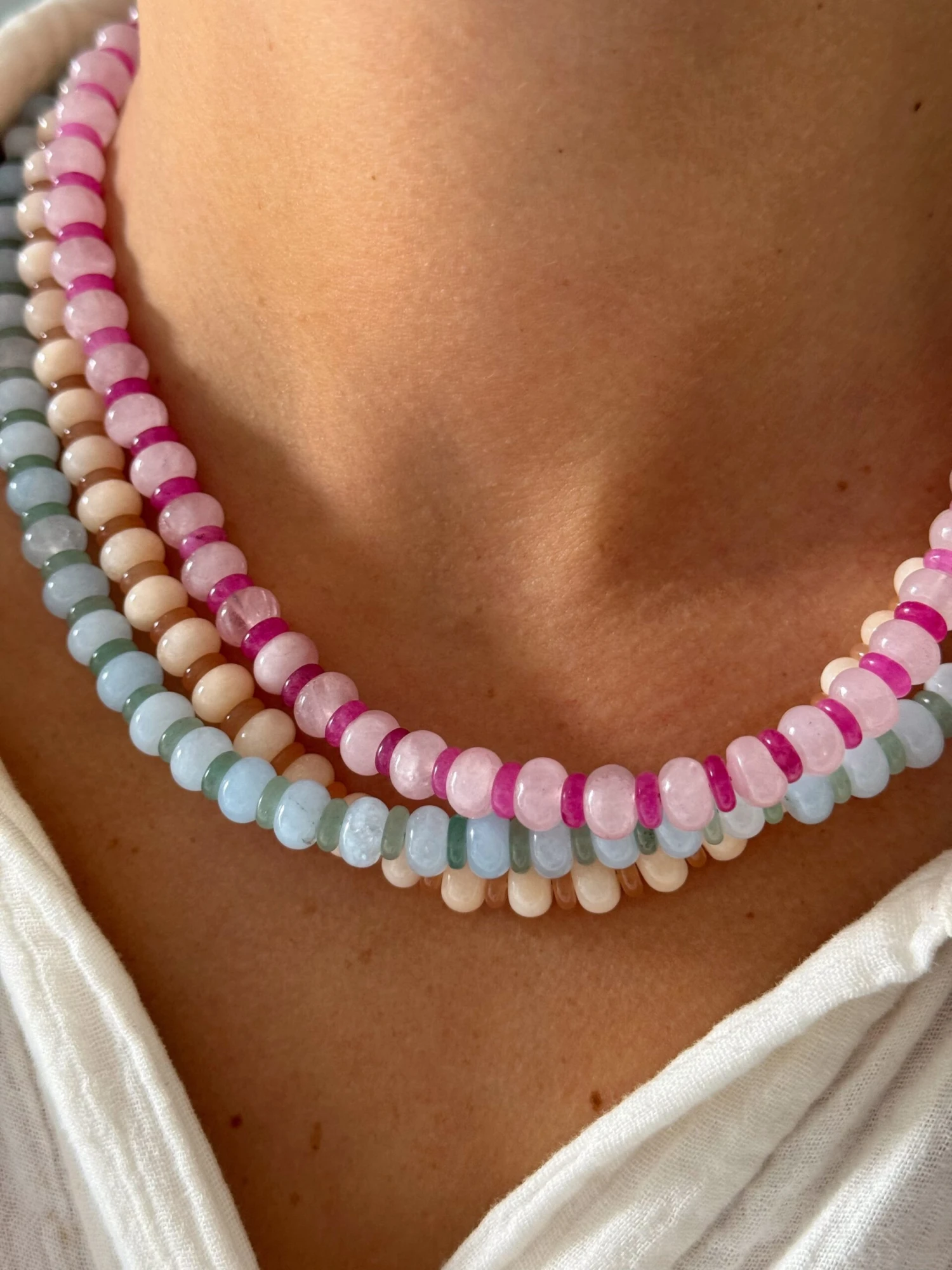 CHEEKY GEMSTONE NECKLACE 4 CHEEKY GEMSTONE NECKLACE - Image 2