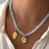 GLOFISH GEMSTONE NECKLACE 1 GLOFISH GEMSTONE NECKLACE -ALV Jewelry Shop Tezza 5079