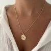 TRAVELERS COIN NECKLACE -ALV Jewelry Shop Tezza 5256