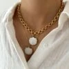SOUTH HILL SHELL NECKLACE -ALV Jewelry Shop Tezza 5627