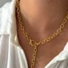 GOLD LARIART NECKLACE 1 GOLD LARIART NECKLACE -ALV Jewelry Shop Tezza 6269