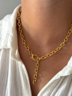 GOLD LARIART NECKLACE