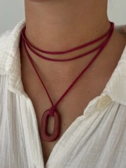 STONE ON SUEDE -ALV Jewelry Shop Tezza 6621