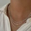 SILVER NECKLACE -ALV Jewelry Shop Tezza 6699
