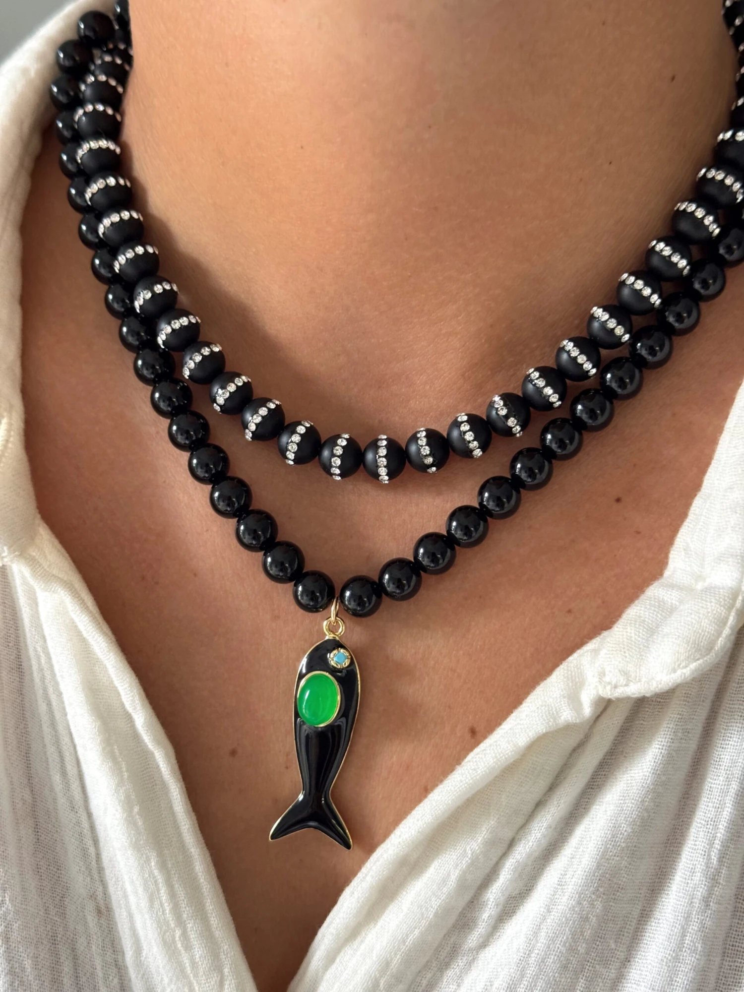 WALLAND IN BLACK NECKLACE 4 WALLAND IN BLACK NECKLACE - Image 2