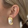ALEXANDRA PEARL STUDS -ALV Jewelry Shop Tezza 7783