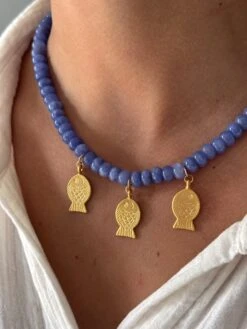 PISCES GEMSTONE NECKLACE