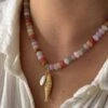 PEARL & FISH NECKLACE -ALV Jewelry Shop Tezza 8681