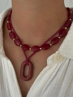 STONE ON SUEDE -ALV Jewelry Shop Tezza 8706