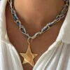 DENIM STAR NECKLACE -ALV Jewelry Shop Tezza 8736