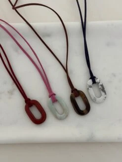 STONE ON SUEDE -ALV Jewelry Shop Tezza 9511