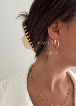 CLASSIC FILLED HOOPS -ALV Jewelry Shop page020